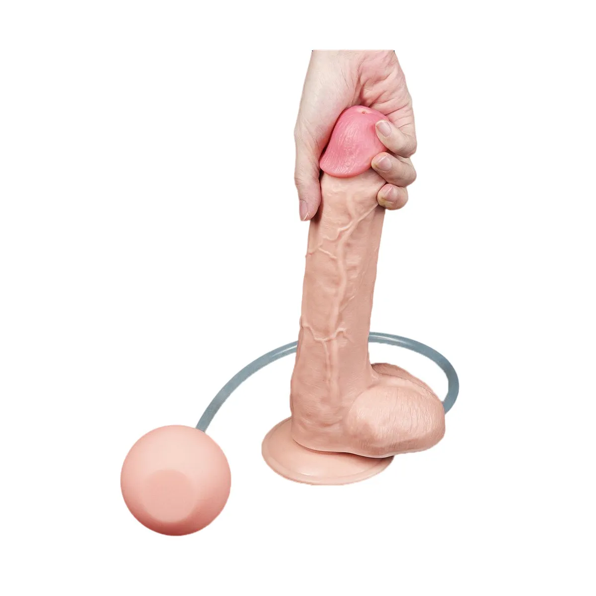 Dildo realistico XXL eiaculante squirt 25,4cm