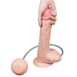 Dildo realistico XXL eiaculante squirt 25,4cm