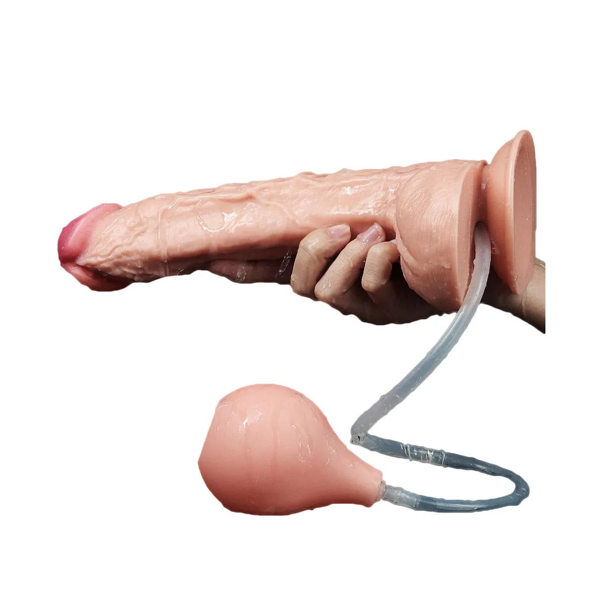 Dildo realistico XXL eiaculante squirt 25,4cm
