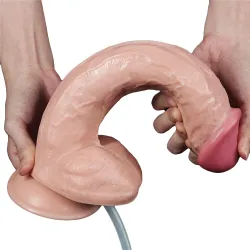 Dildo realistico XXL eiaculante squirt 28 cm