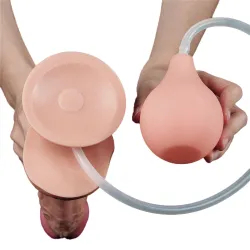 Dildo realistico XXL eiaculante squirt 28 cm