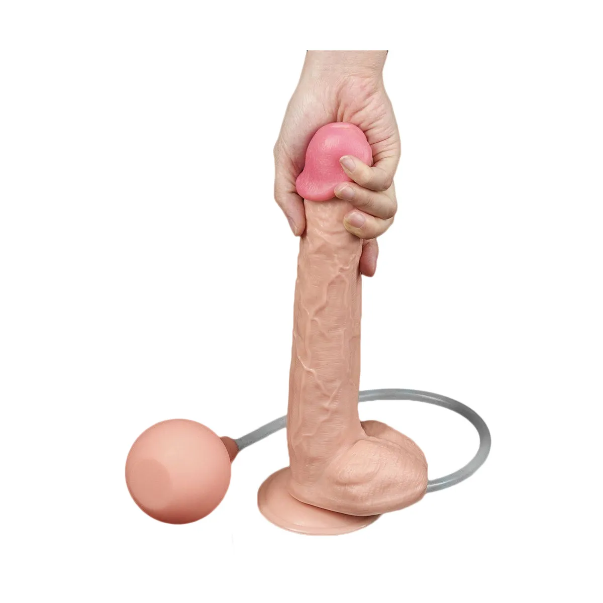 Dildo realistico XXL eiaculante squirt 28 cm