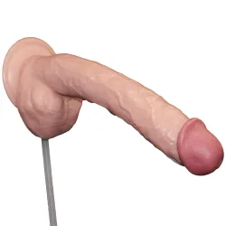 Dildo realistico XXL eiaculante squirt 28 cm
