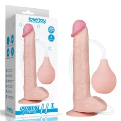 Dildo realistico XXL eiaculante squirt 28 cm