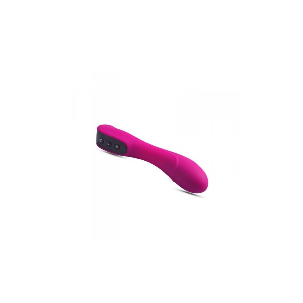 Vibratore vaginale dildo stimolatore fallo vibrante ricaricabile in silicone rosa