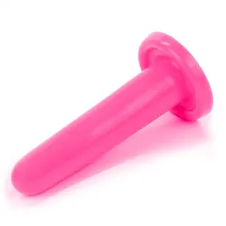Dildo anale e vaginale silicone rosa 12 cm