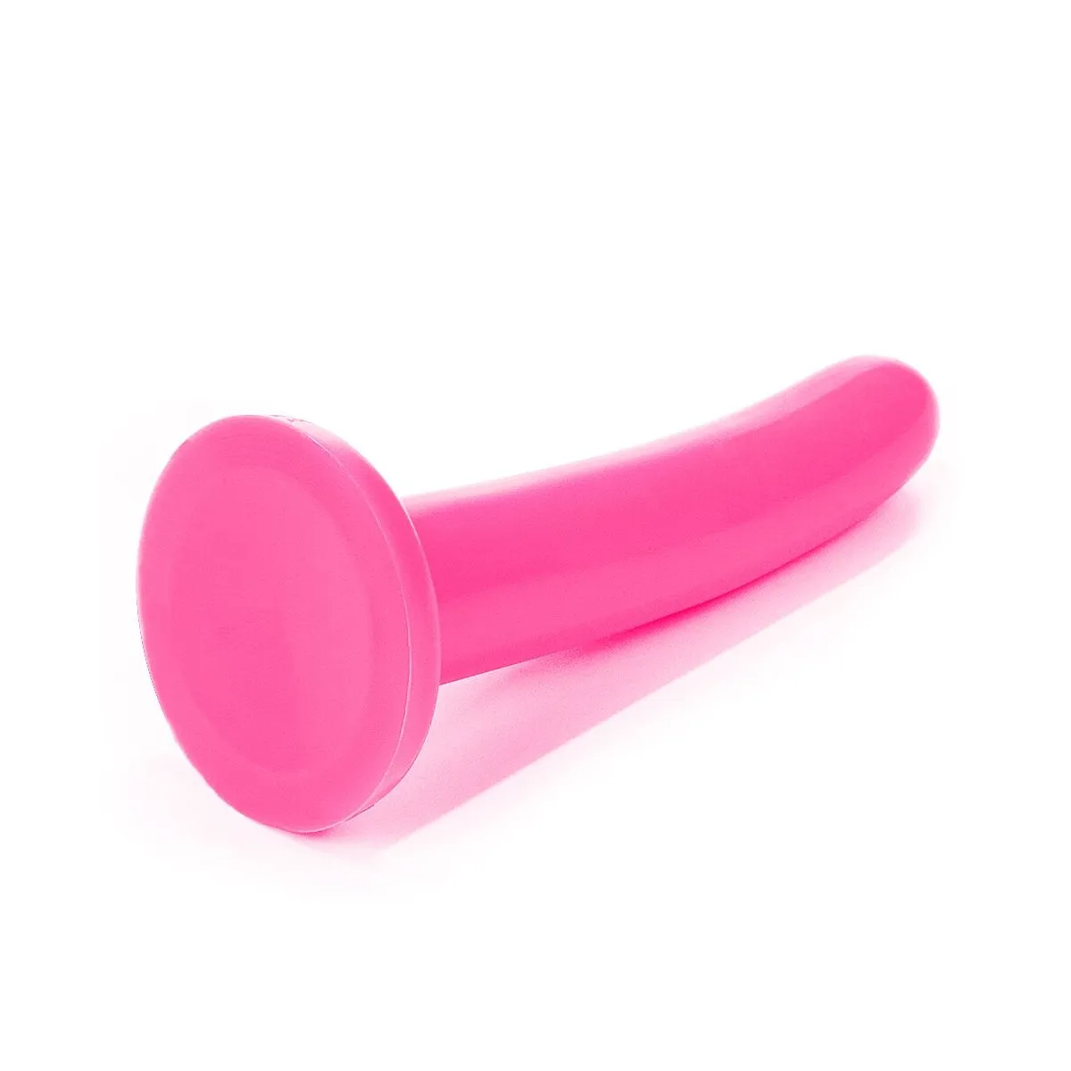 Dildo anale e vaginale silicone rosa 12 cm