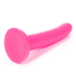 Dildo anale e vaginale silicone rosa 12 cm
