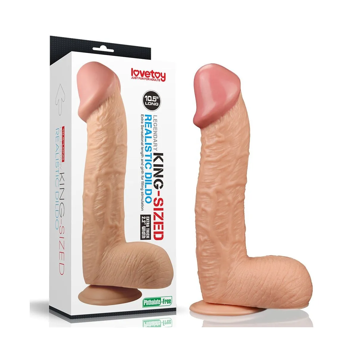 Dildo realistico XXL King-Sized 28,5 cm
