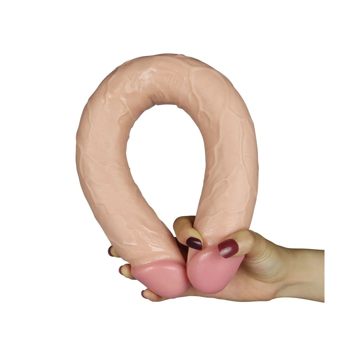 Dildo Doppio realistico flessibile 43 cm