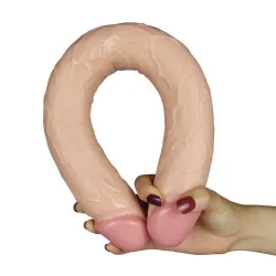 Dildo Doppio realistico flessibile 43 cm