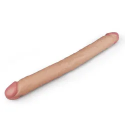 Dildo Doppio realistico flessibile 43 cm