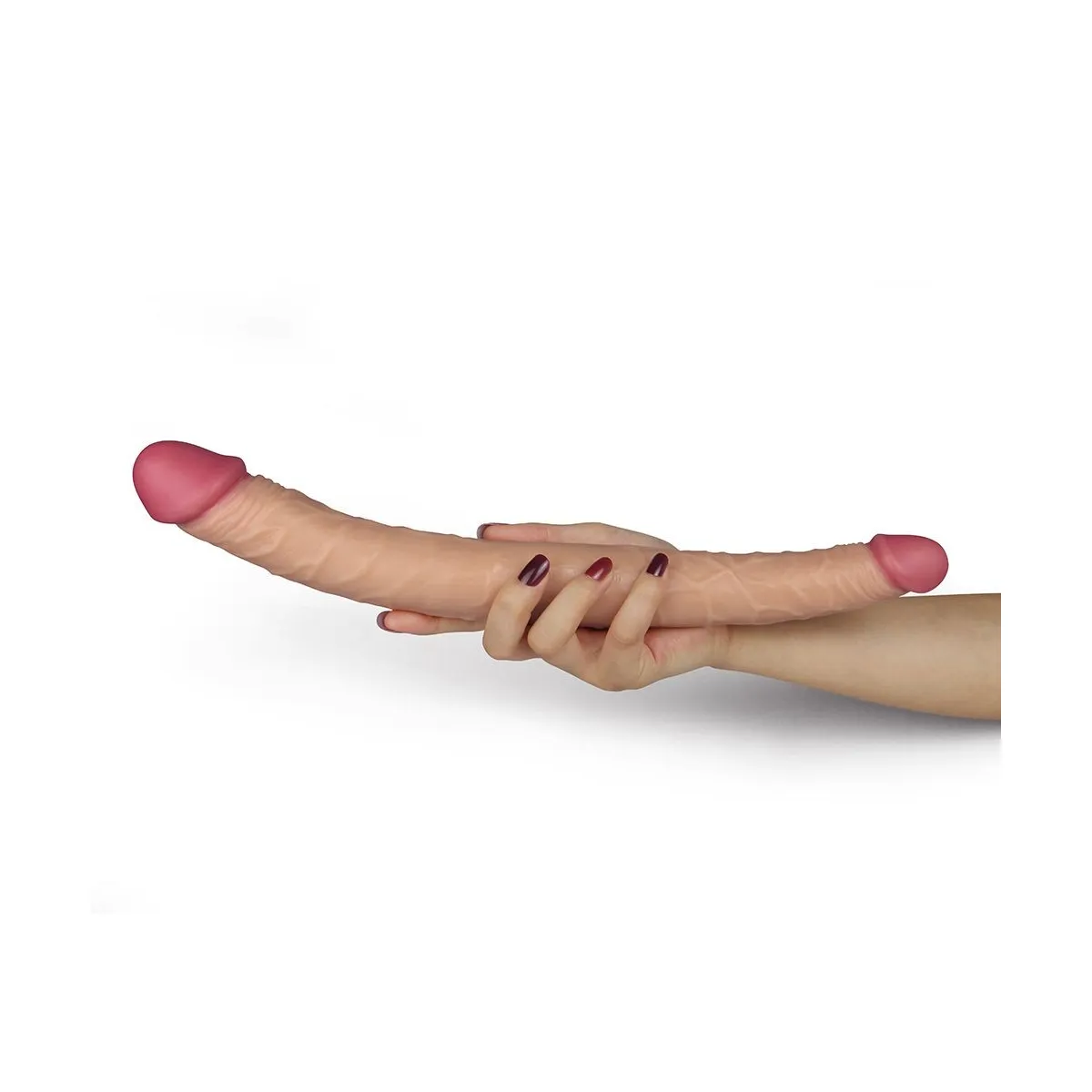 Dildo Doppio realistico flessibile 35,5 cm
