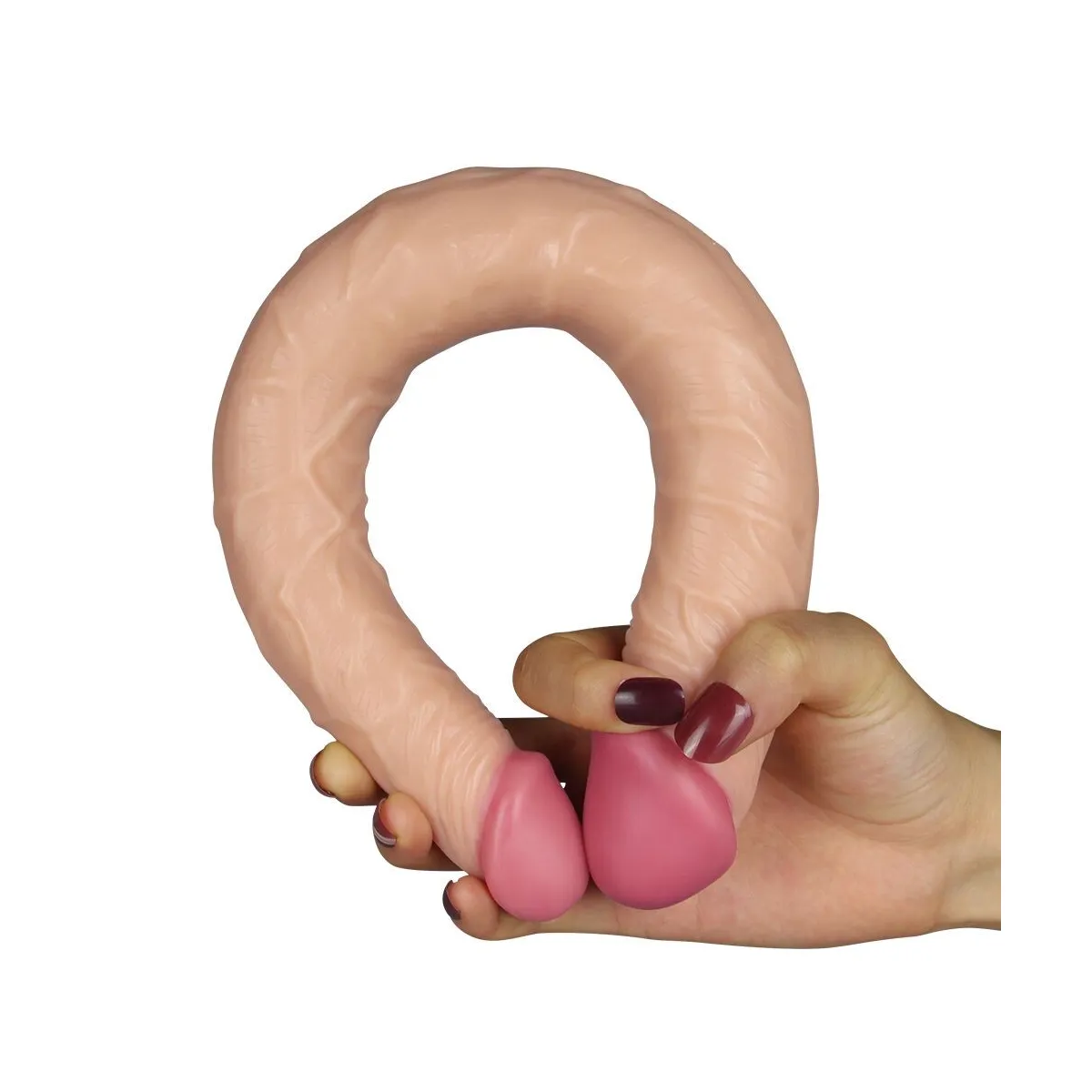 Dildo Doppio realistico flessibile 35,5 cm