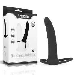 Dildo indossabile doppia penetrazione 15 cm