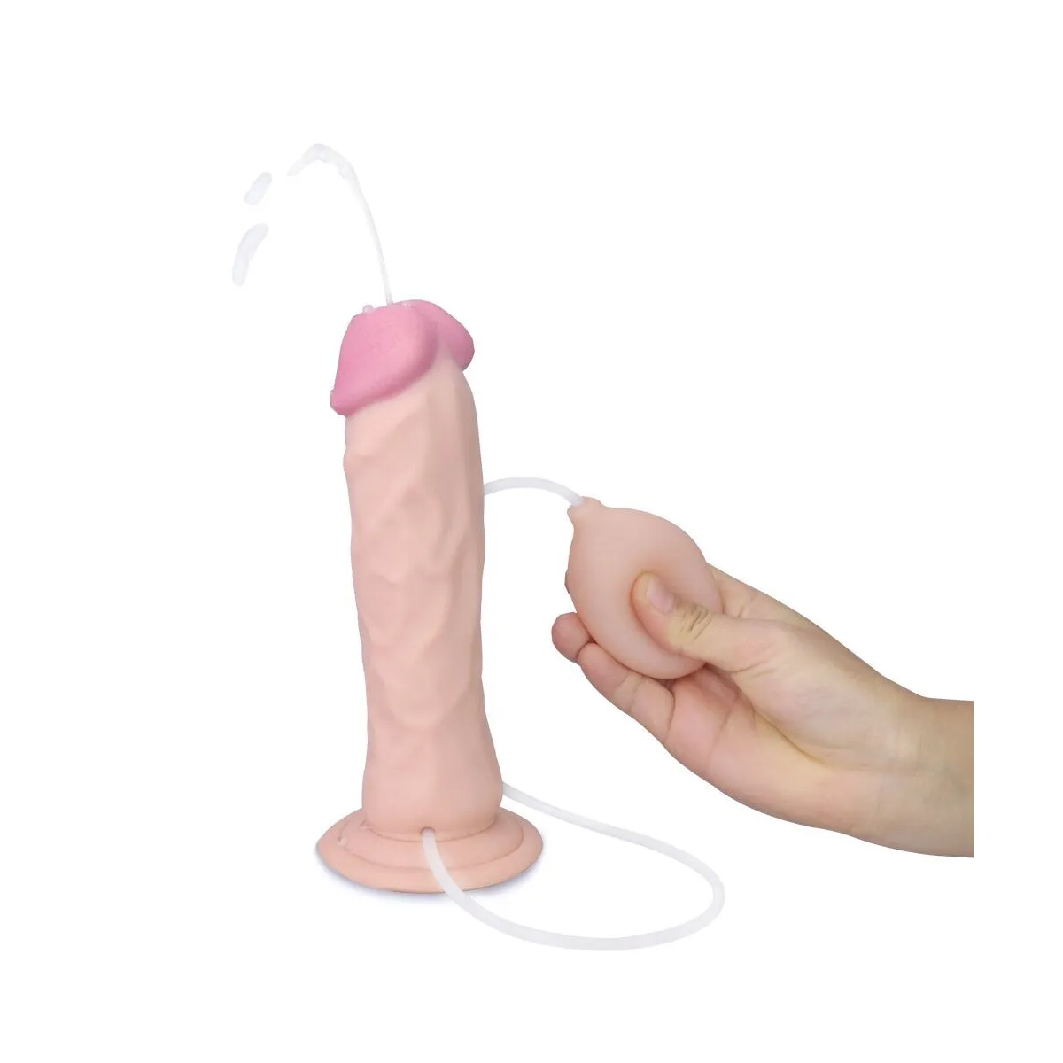 Dildo realistico eiaculante squirt 21,6 cm