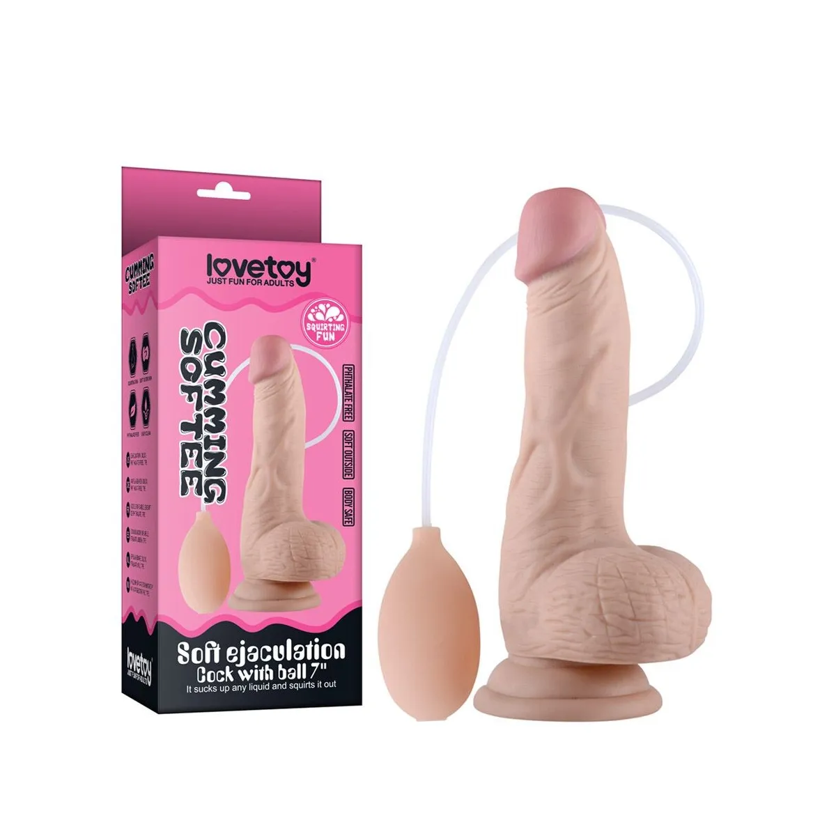 Dildo realistico eiaculante squirt 20 cm