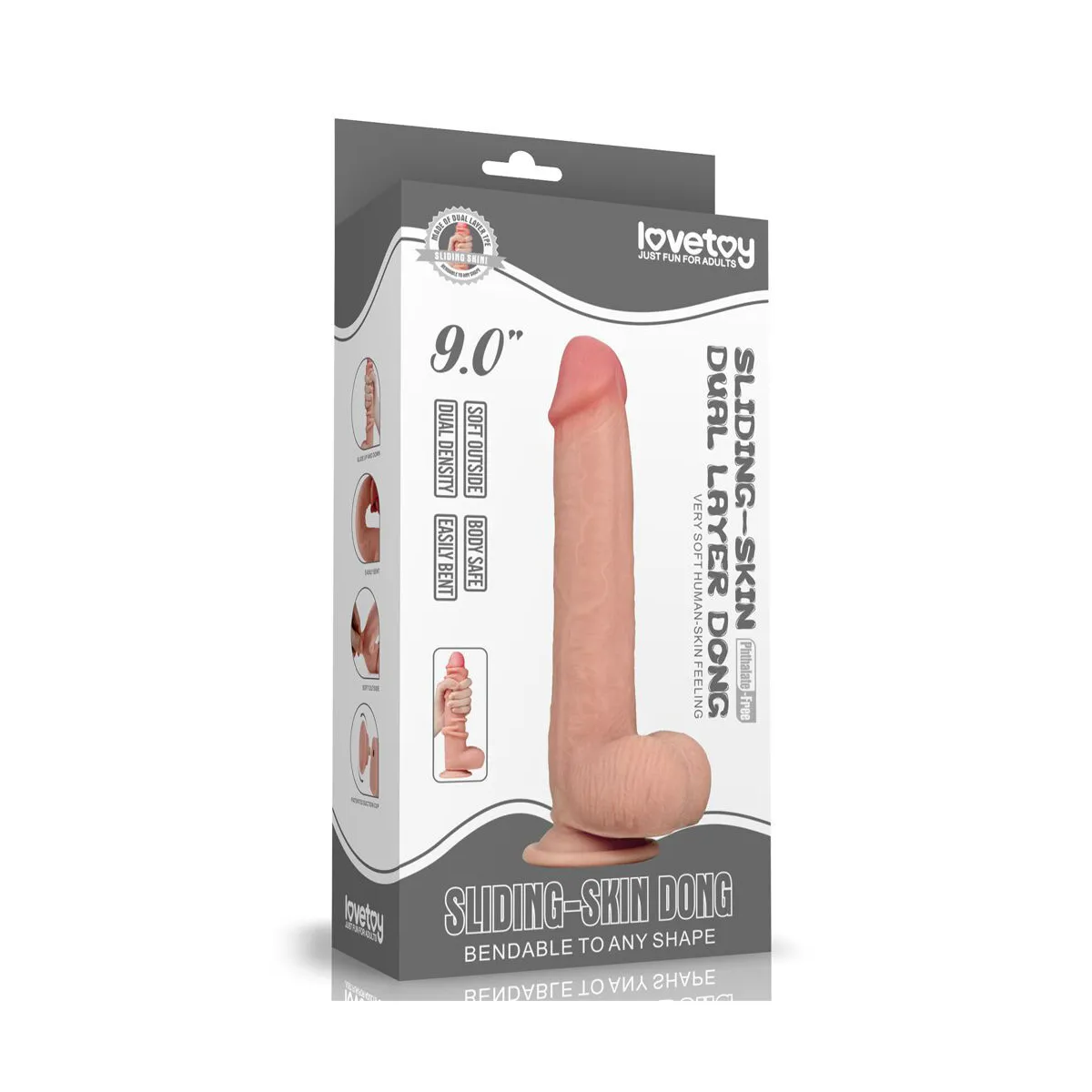Dildo Realistico effetto pelle Enjoy 23 cm Dildo Realistico effetto pelle Enjoy 23 cm