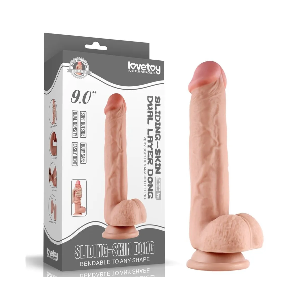 Dildo Realistico effetto pelle Fancy 23,5 cm