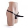 Cintura strapon doppio fallo nero donna Cintura strapon doppio fallo nero donna