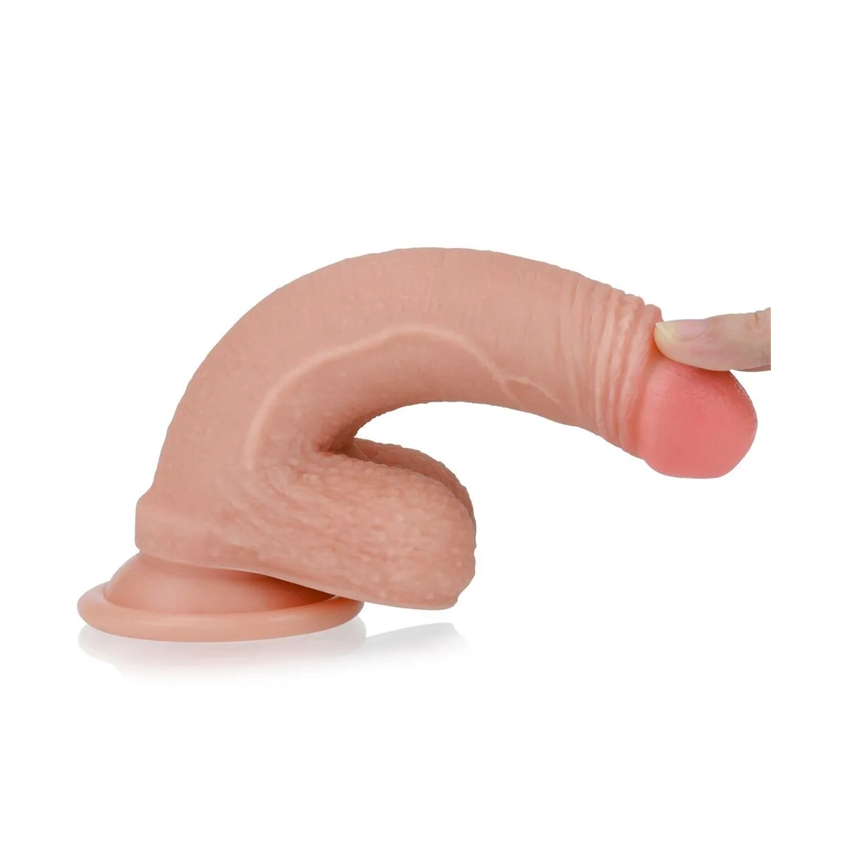 Dildo Realistico Loryan doppio strato 18 cm