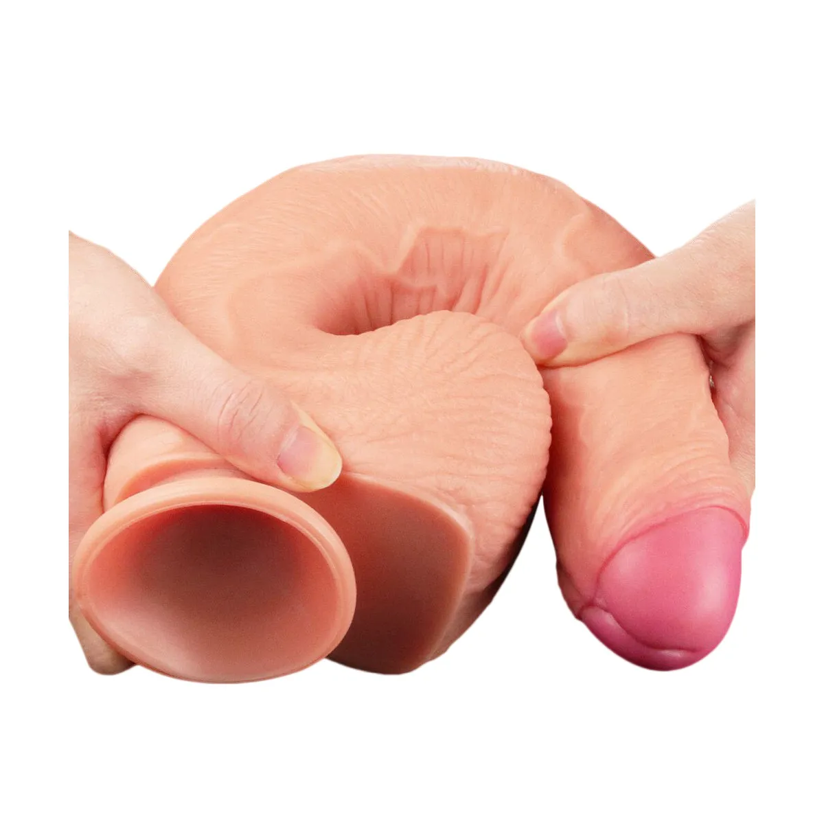 Dildo realistico XXL Rexo doppio strato 28 cm