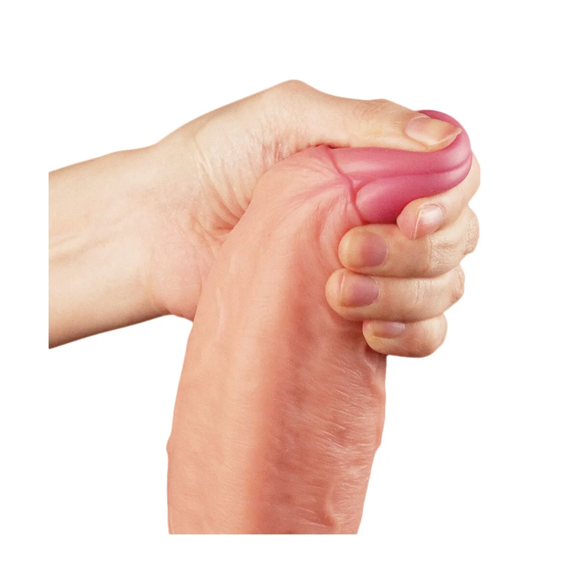 Dildo realistico XXL Rexo doppio strato 28 cm