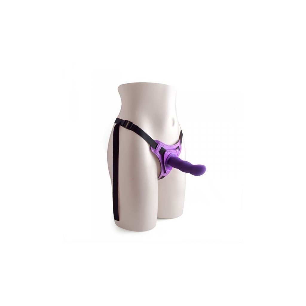 Fallo indossabile strap on anale vaginale Cintura regolabile strap-on purple