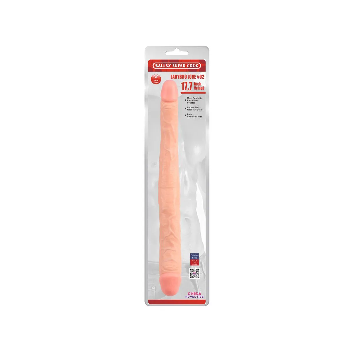 Dildo Doppio Twin Wave 45 cm