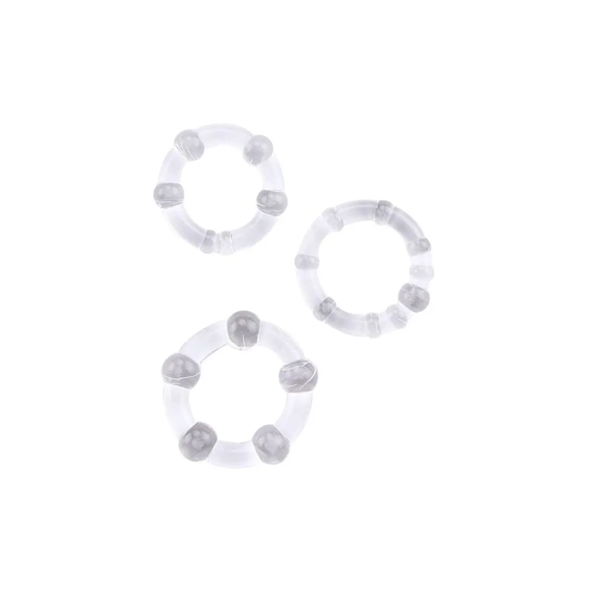Kit 3 pz anelli pene beaded ritardanti