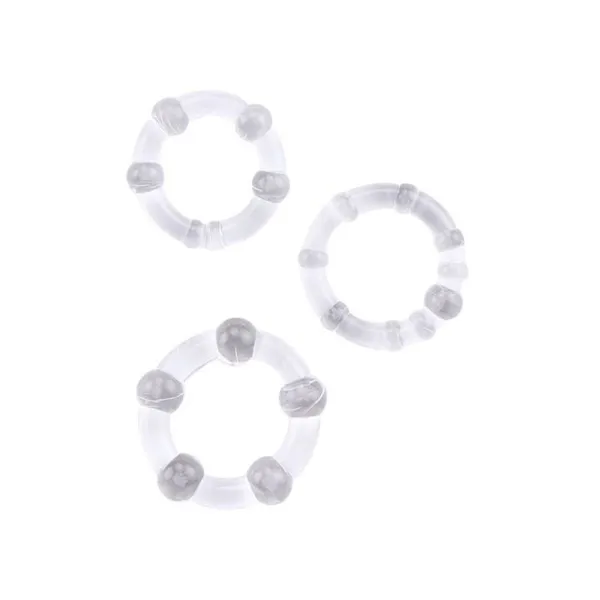 Kit 3 pz anelli pene beaded ritardanti