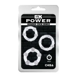 Kit 3 pz anelli pene beaded ritardanti