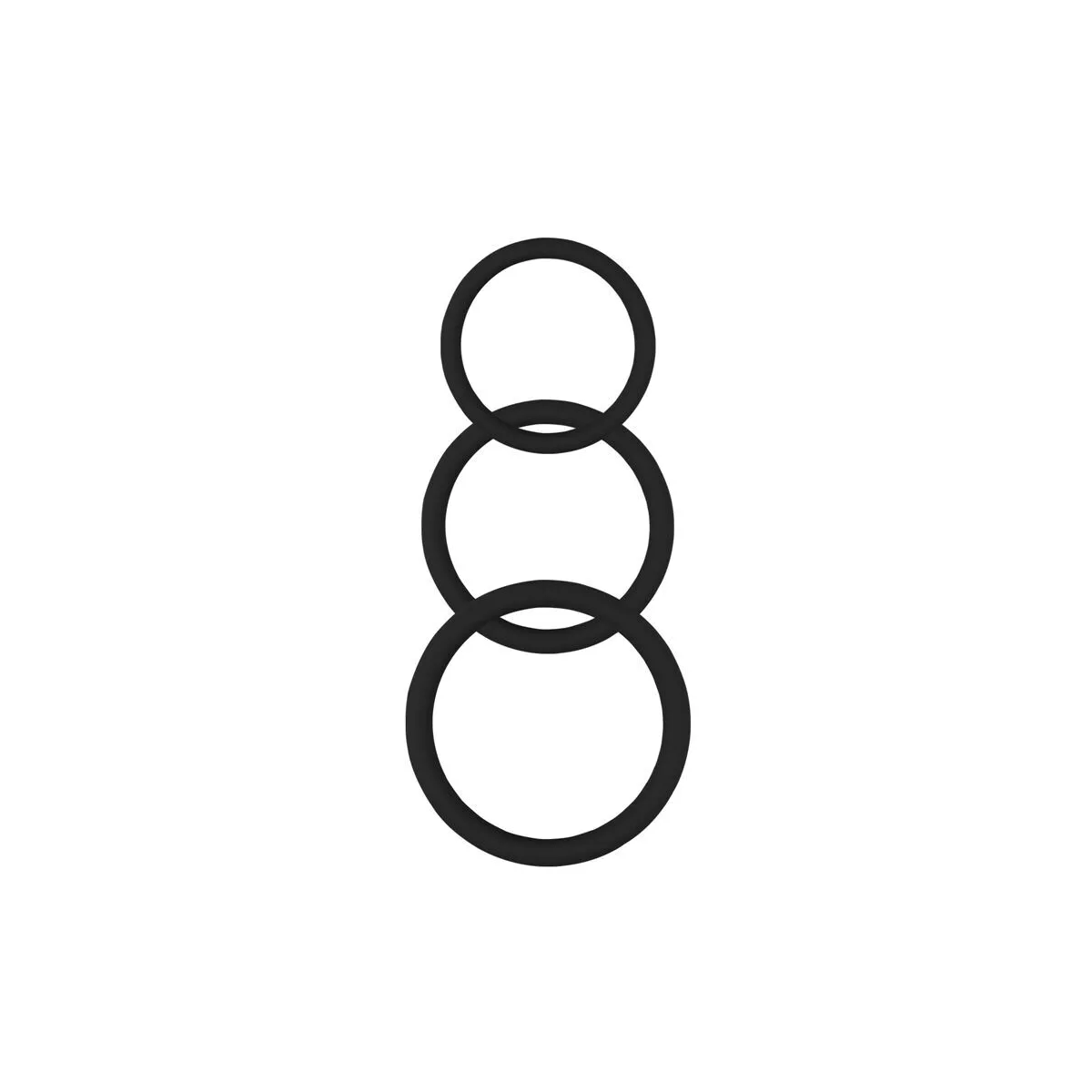 Set 3 anelli fallici Magnum Force