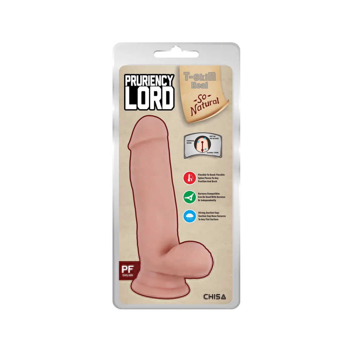 Dildo Realistico So Natural 17,5 cm