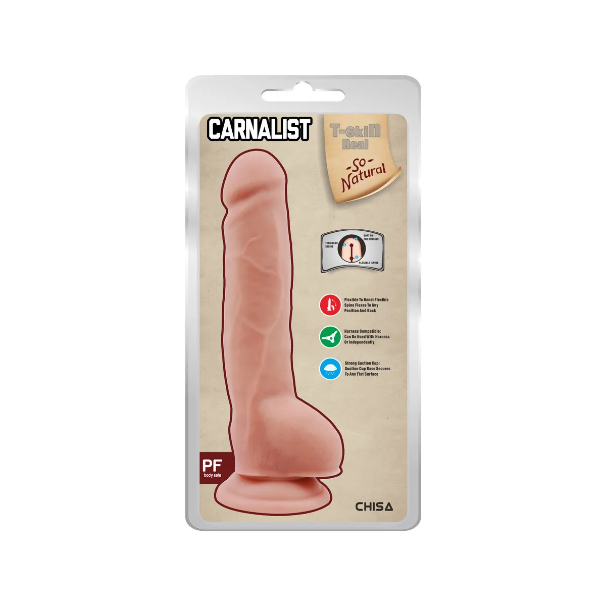 Dildo Realistico So Natural 23,5 cm