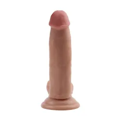 Dildo Realistico ventosa Dual Density 18 cm Dildo Realistico ventosa Dual Density 18 cm