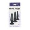 Kit plug anali 3 pz nero Kit plug anali 3 pz nero