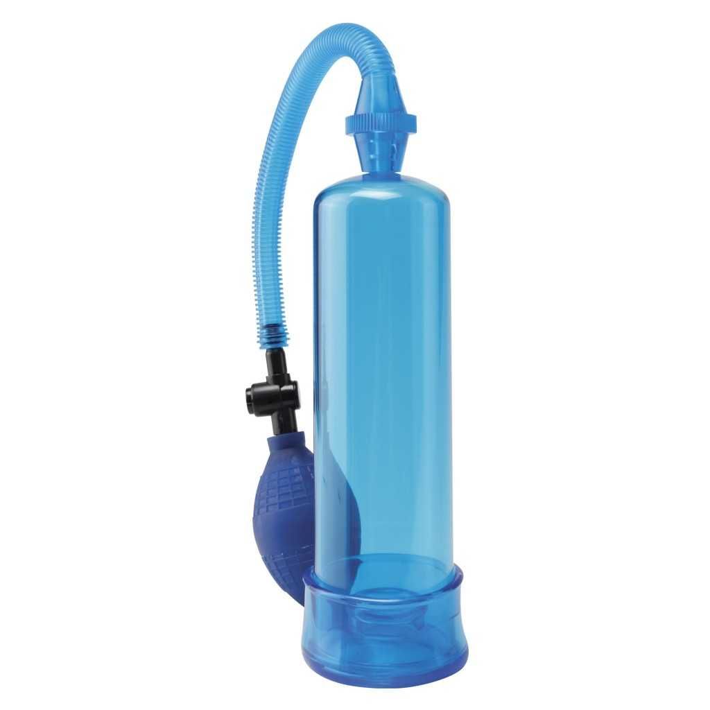 Sviluppatore  a pompa per Pene BEGINNER'S POWER PUMP Blu pump worx