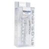 Guaina per pene manicotto trasparente 15.5 cm Guaina per pene manicotto trasparente 15.5 cm