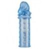 Guaina per pene manicotto azzurro 15.5 cm Guaina per pene manicotto azzurro 15.5 cm