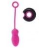 Uovo telecomandato vibrante fucsia Uovo telecomandato vibrante fucsia