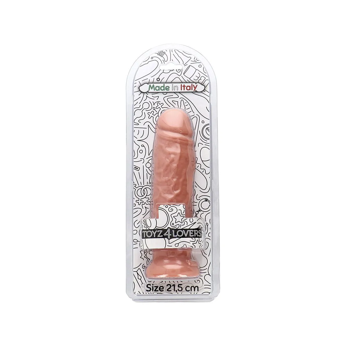 Dildo Realistico Otello 21,5 cm Dildo Realistico Otello 21,5 cm