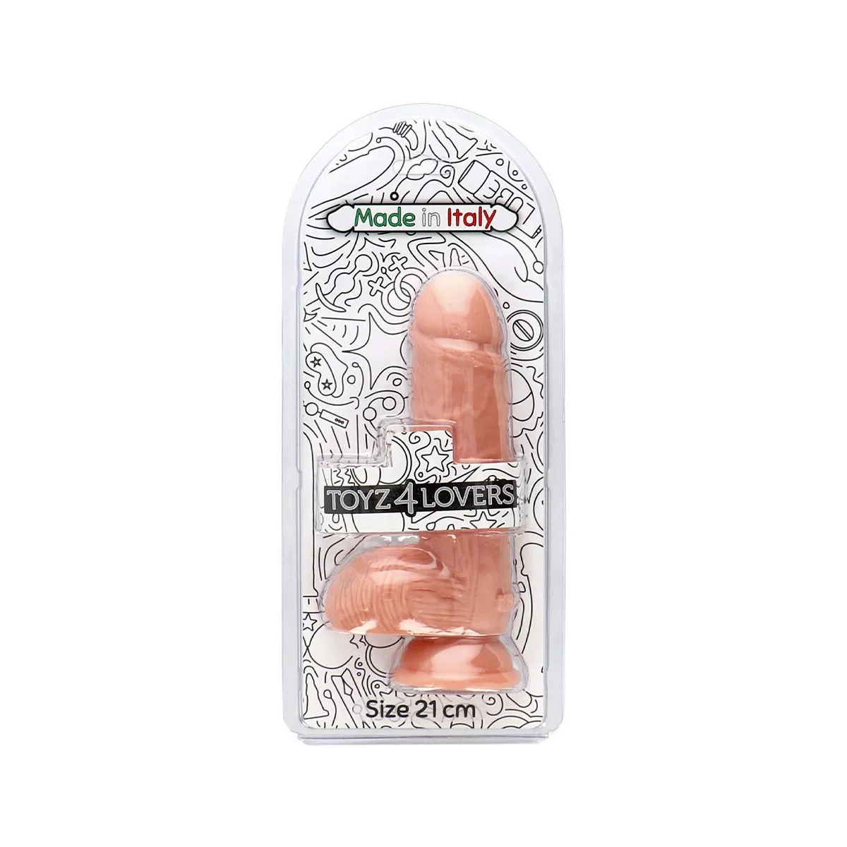 Dildo Realistico testicoli Lacey 21 cm