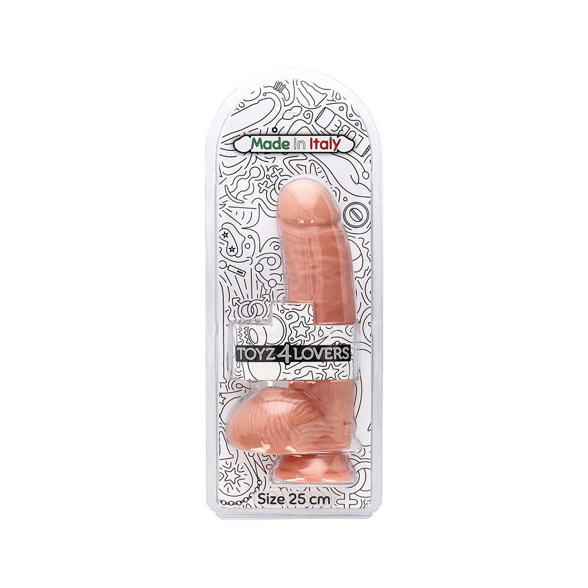 Dildo XL Realistico Aiace 25 cm