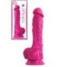 Fallo realistico con ventosa 22 cm fucsia Fallo realistico con ventosa 22 cm fucsia