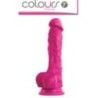 Fallo realistico con ventosa 22 cm fucsia Fallo realistico con ventosa 22 cm fucsia