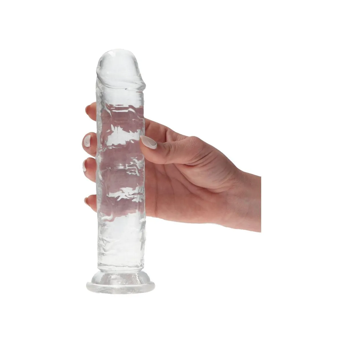 Dildo Realistico Earth trasparente 18,5 cm