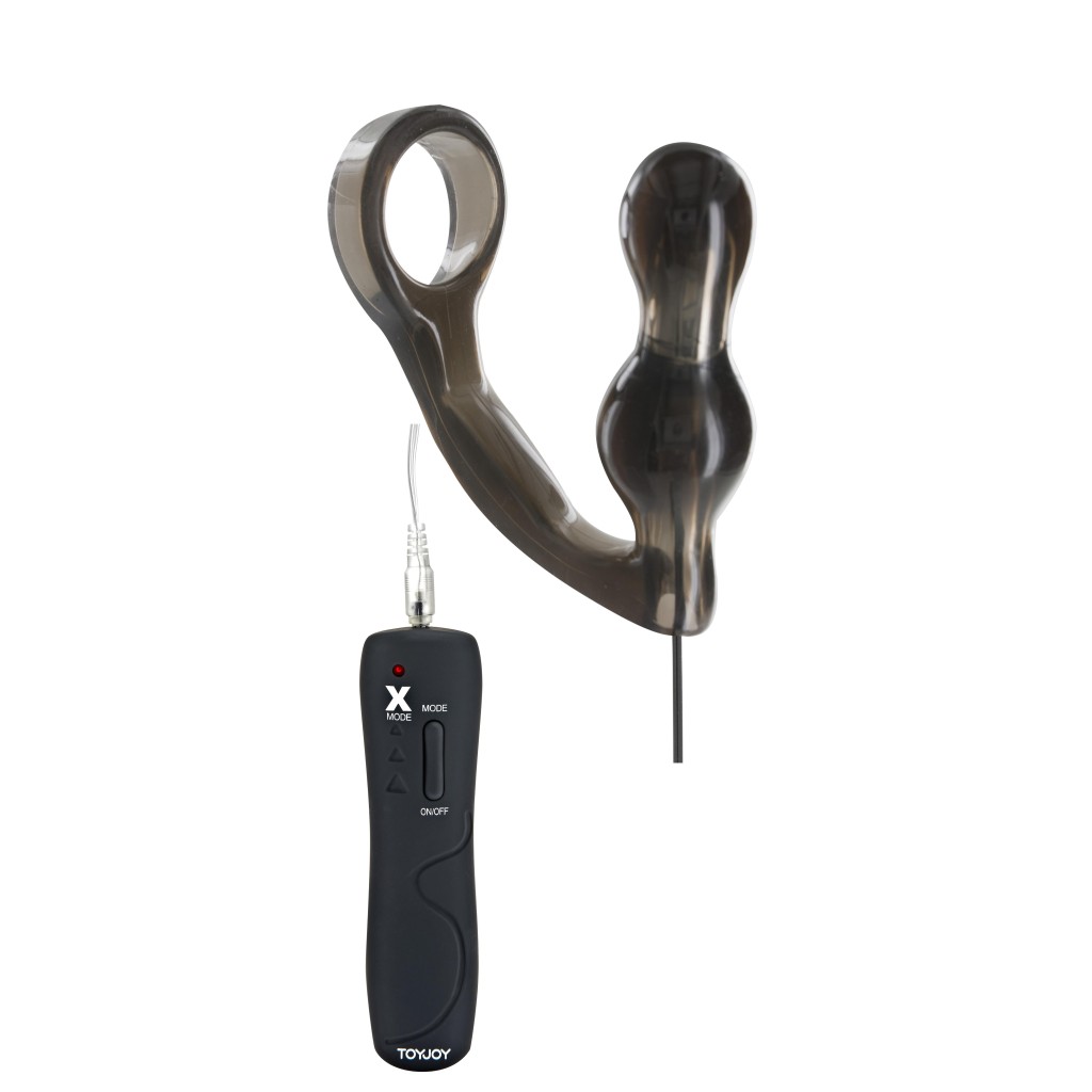 Vibratore plug anale indossabile Power Vibr. Plug & Penisring