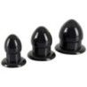 Kit 3 plug anali Anal Training neri Kit 3 plug anali Anal Training neri