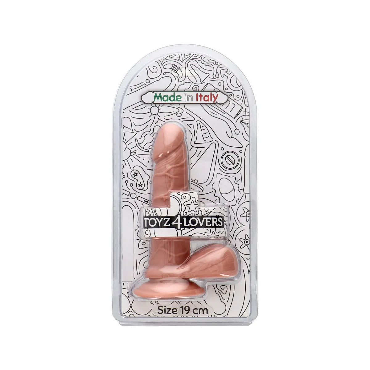 Dildo Realistico con ventosa Keldor 19 cm Dildo Realistico con ventosa Keldor 19 cm